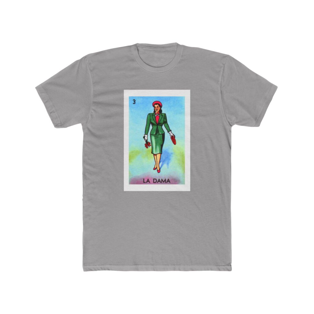 La Dama Loteria Unisex T-Shirt - Bold Mexican Folk Art Design